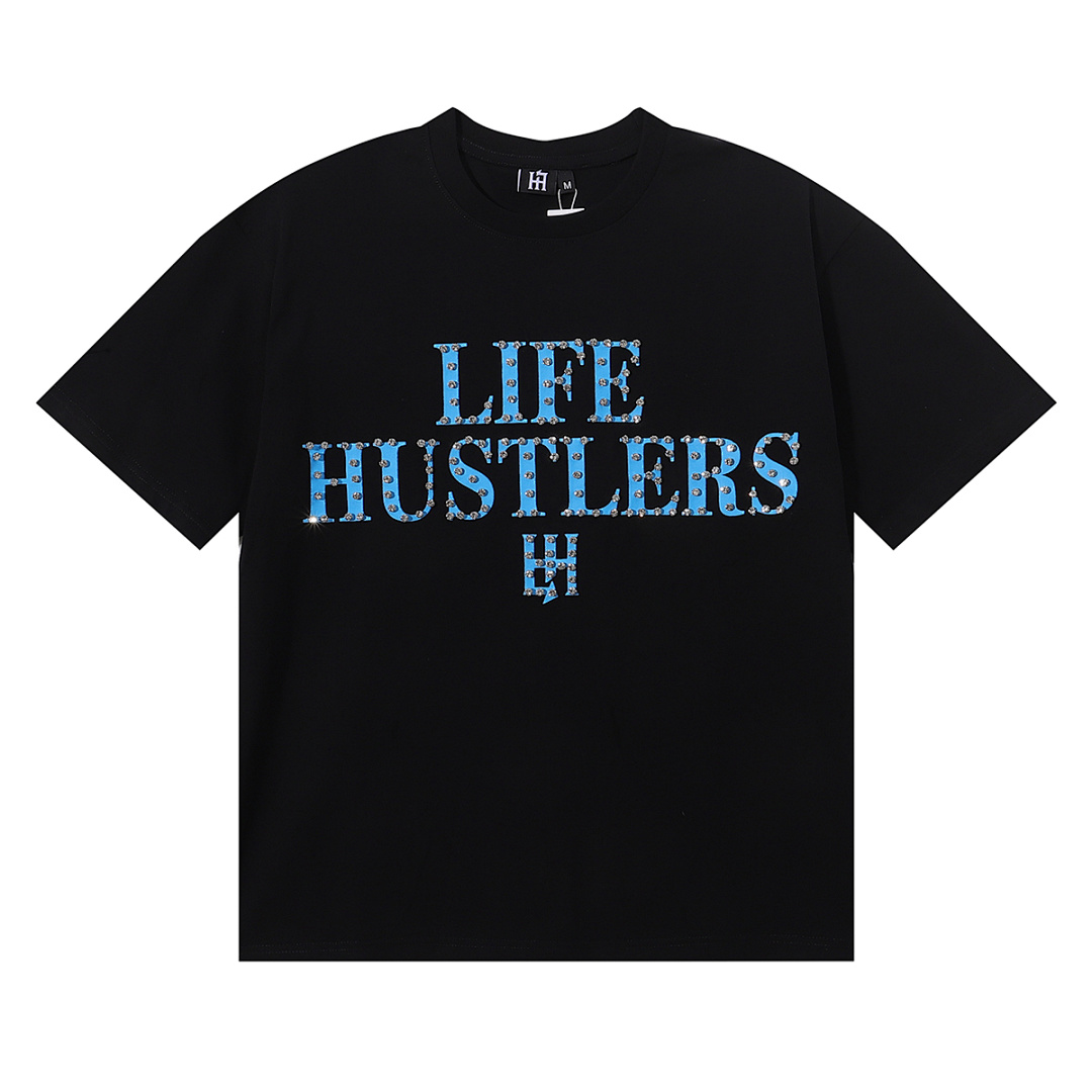 批60，编号LH011，Life Hustlers “BASIC TEE"