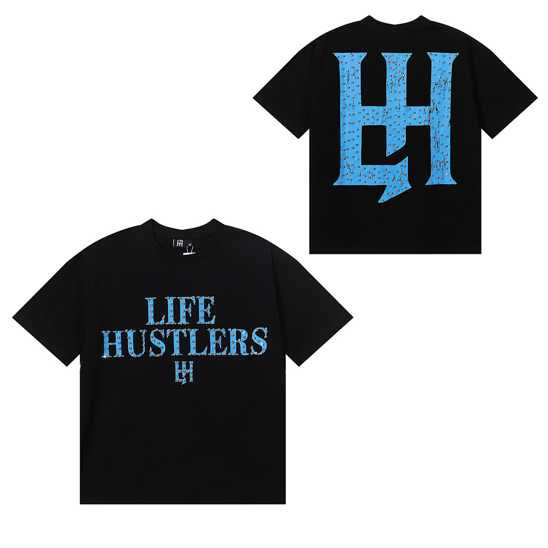 批60，编号LH011，Life Hustlers “BASIC TEE"