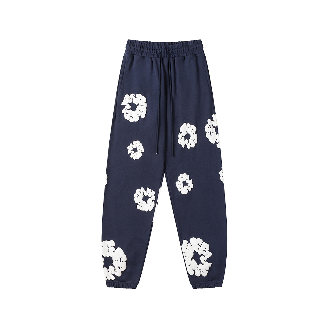 P95 8608毛圈面料380克重 DENIMTEARS 木棉花新款卫衣套装  颜色 黑色 红色 宝蓝 绿色 灰色   蓝色 白色 天蓝  紫色 粉色 彩蓝 橙色 黑灰色 咖啡色 碳灰色 码数S-XL