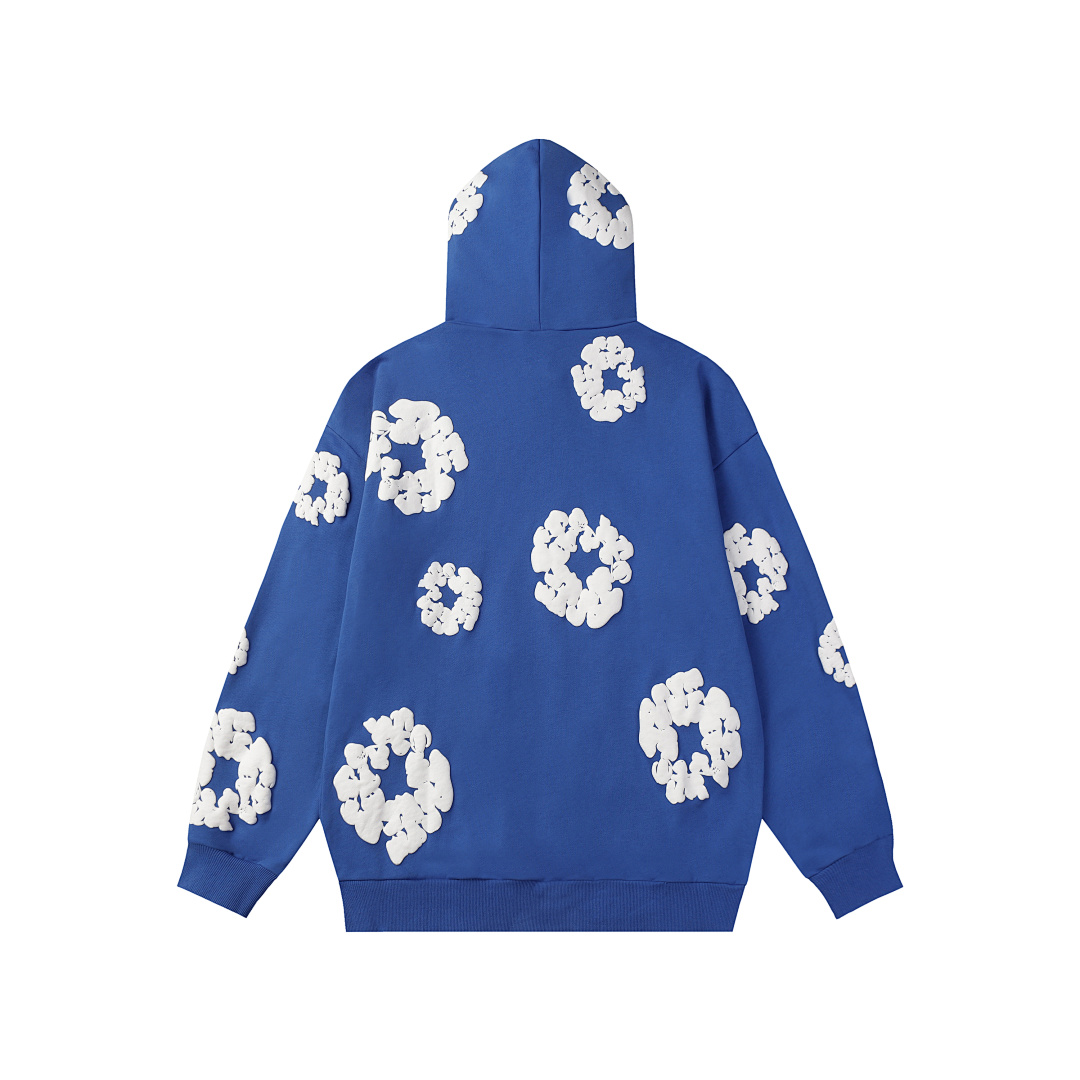 P98 6688毛圈面料380克重  DENIM TEARS木棉花新款卫衣套装 颜色 黑色 红色 宝蓝 绿色 灰色 蓝色 白色 天蓝 紫色 粉色 彩蓝 橙色 黑灰 咖啡色 碳灰色 白白 码数 S-XL