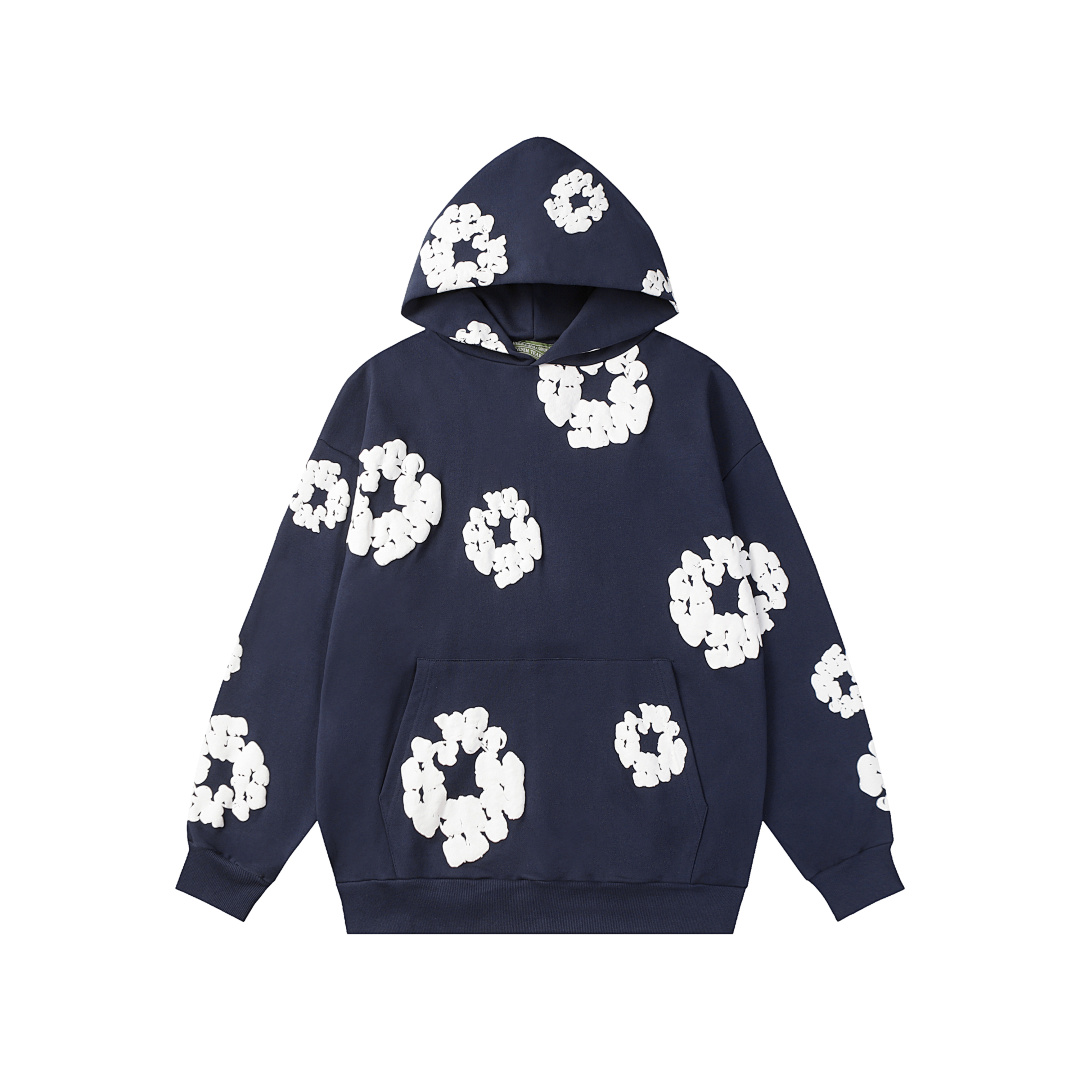 P98 6688毛圈面料380克重  DENIM TEARS木棉花新款卫衣套装 颜色 黑色 红色 宝蓝 绿色 灰色 蓝色 白色 天蓝 紫色 粉色 彩蓝 橙色 黑灰 咖啡色 碳灰色 白白 码数 S-XL