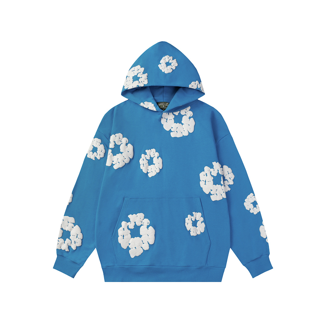 P98 6688毛圈面料380克重  DENIM TEARS木棉花新款卫衣套装 颜色 黑色 红色 宝蓝 绿色 灰色 蓝色 白色 天蓝 紫色 粉色 彩蓝 橙色 黑灰 咖啡色 碳灰色 白白 码数 S-XL