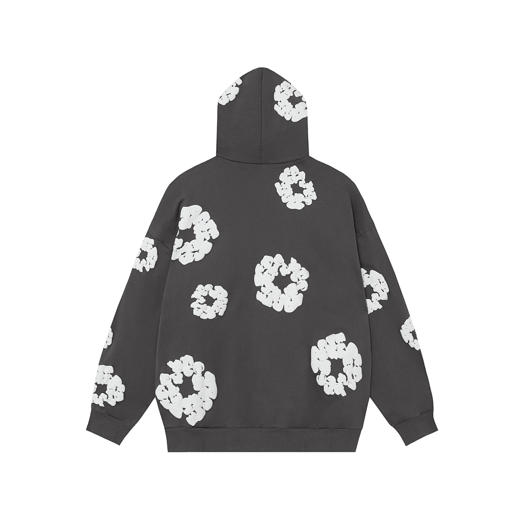 P98 6688毛圈面料380克重  DENIM TEARS木棉花新款卫衣套装 颜色 黑色 红色 宝蓝 绿色 灰色 蓝色 白色 天蓝 紫色 粉色 彩蓝 橙色 黑灰 咖啡色 碳灰色 白白 码数 S-XL