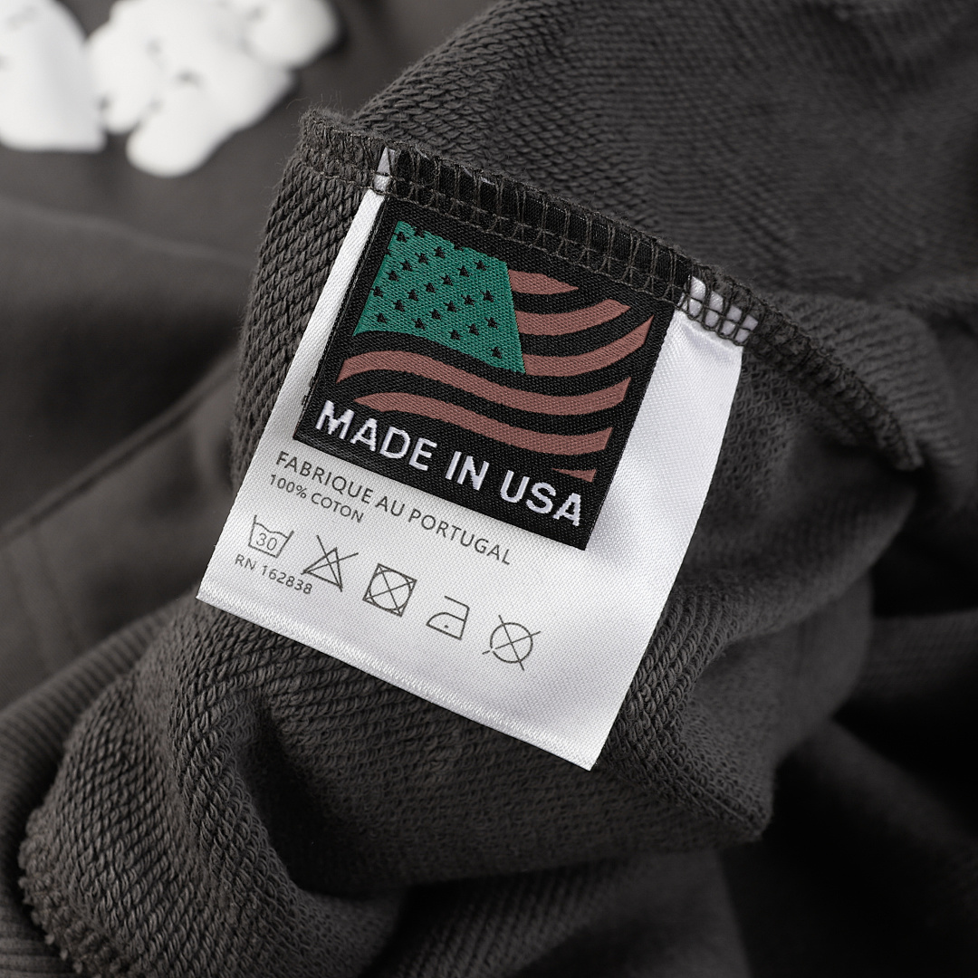 P98 6688毛圈面料380克重  DENIM TEARS木棉花新款卫衣套装 颜色 黑色 红色 宝蓝 绿色 灰色 蓝色 白色 天蓝 紫色 粉色 彩蓝 橙色 黑灰 咖啡色 碳灰色 白白 码数 S-XL