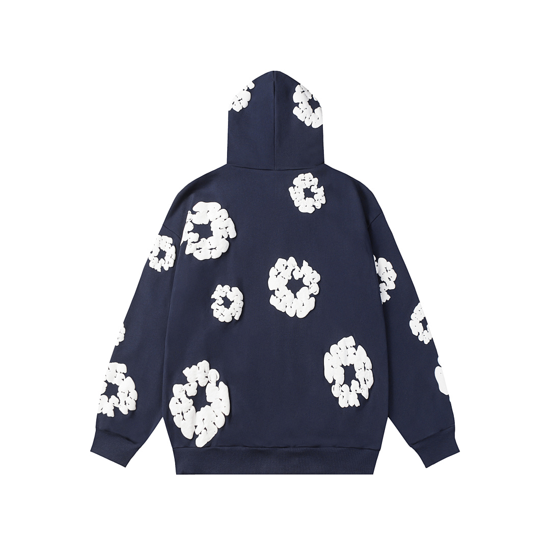 P98 6688毛圈面料380克重  DENIM TEARS木棉花新款卫衣套装 颜色 黑色 红色 宝蓝 绿色 灰色 蓝色 白色 天蓝 紫色 粉色 彩蓝 橙色 黑灰 咖啡色 碳灰色 白白 码数 S-XL