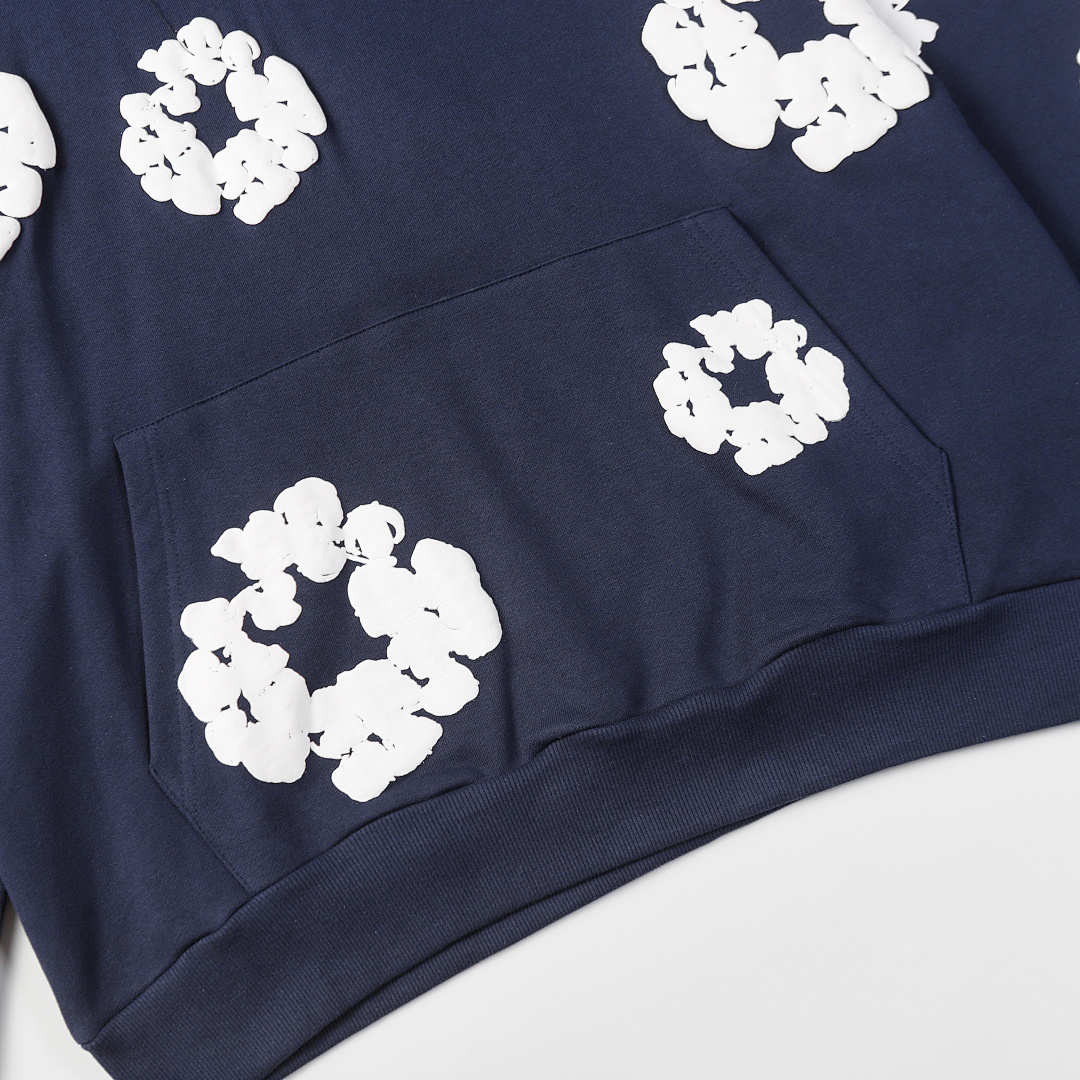 P98 6688毛圈面料380克重  DENIM TEARS木棉花新款卫衣套装 颜色 黑色 红色 宝蓝 绿色 灰色 蓝色 白色 天蓝 紫色 粉色 彩蓝 橙色 黑灰 咖啡色 碳灰色 白白 码数 S-XL
