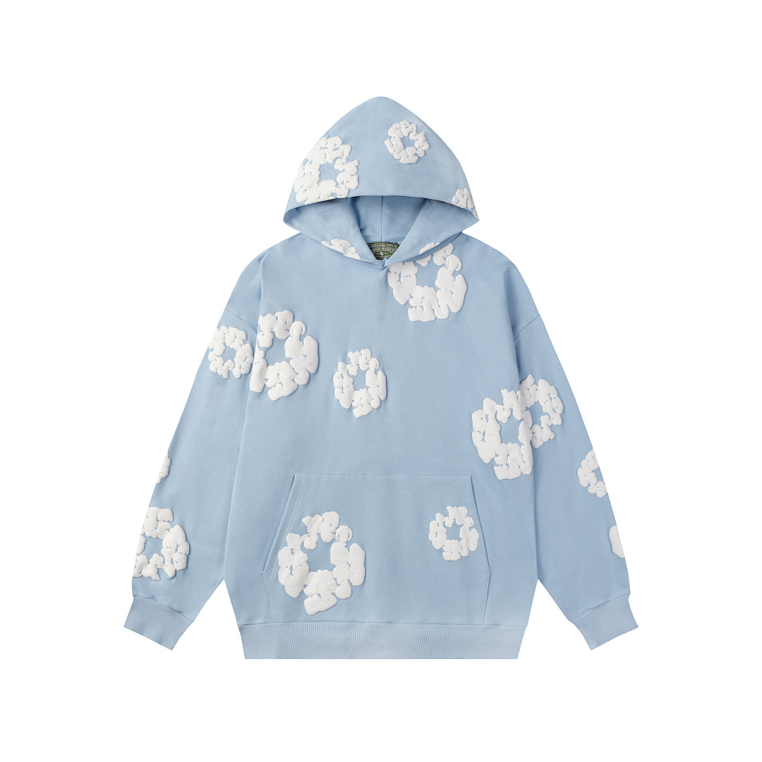 P98 6688毛圈面料380克重  DENIM TEARS木棉花新款卫衣套装 颜色 黑色 红色 宝蓝 绿色 灰色 蓝色 白色 天蓝 紫色 粉色 彩蓝 橙色 黑灰 咖啡色 碳灰色 白白 码数 S-XL