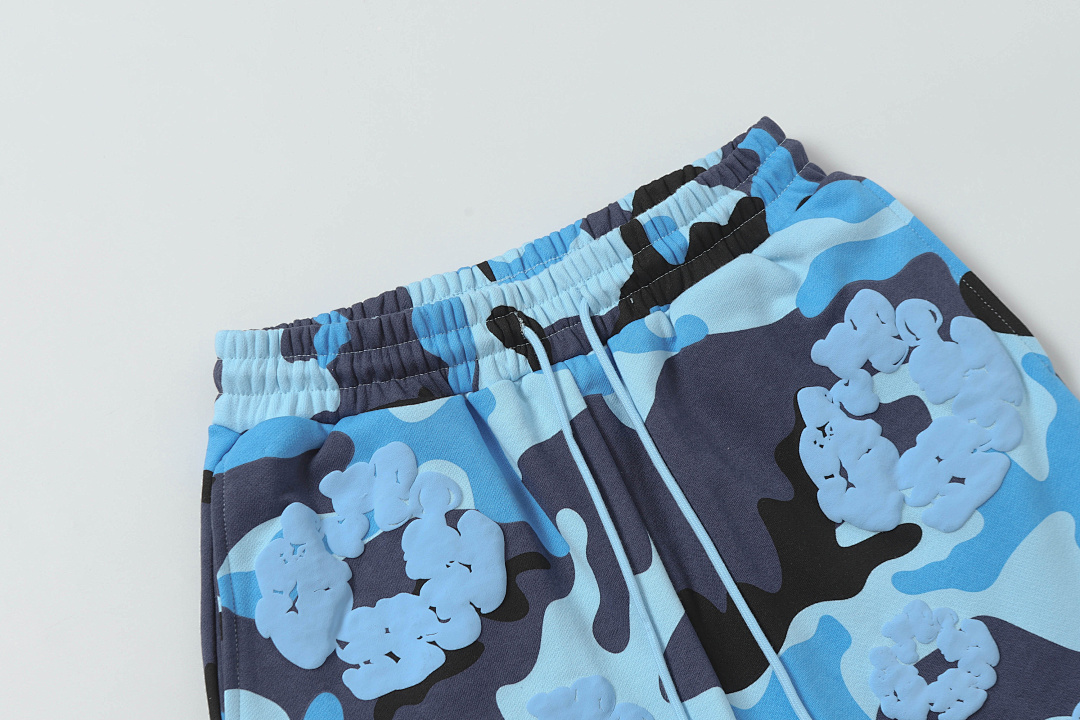 8208 208 DENIM TEARS木棉花新款短裤 颜色 迷彩蓝 迷彩粉 迷彩绿 迷彩灰 迷彩杏 码数 S-XL