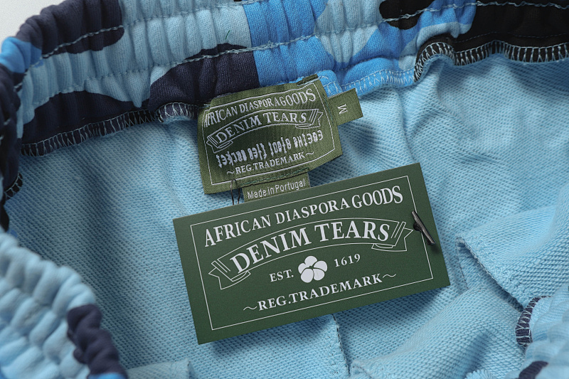 8208 208 DENIM TEARS木棉花新款短裤 颜色 迷彩蓝 迷彩粉 迷彩绿 迷彩灰 迷彩杏 码数 S-XL