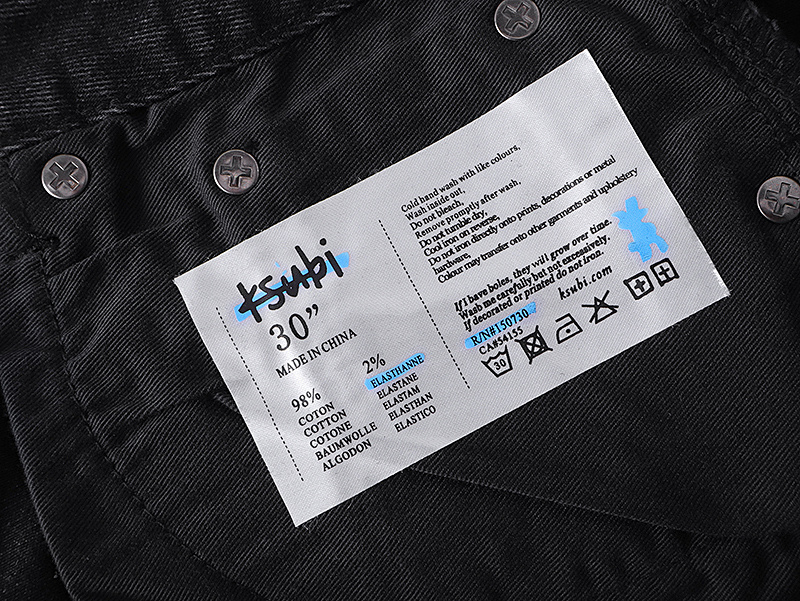 编号KS9025//Ksubi 宽松直筒牛仔裤批130