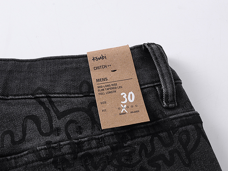 编号KS9023//Ksubi 修身小脚牛仔裤P128