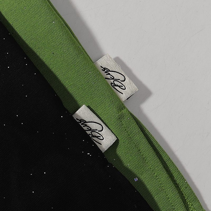 BK016P75，BKYS Revival F-Terry Cropped Tee烫钻设计