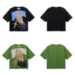 BK016P75，BKYS Revival F-Terry Cropped Tee烫钻设计