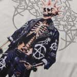 BK017P75，BKYS Rock F-Terry Cropped T-shirt烫钻设计