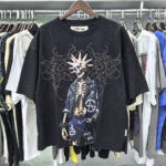 BK017P75，BKYS Rock F-Terry Cropped T-shirt烫钻设计