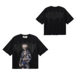 BK017P75，BKYS Rock F-Terry Cropped T-shirt烫钻设计