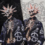 BK017P75，BKYS Rock F-Terry Cropped T-shirt烫钻设计