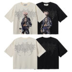 BK017P75，BKYS Rock F-Terry Cropped T-shirt烫钻设计