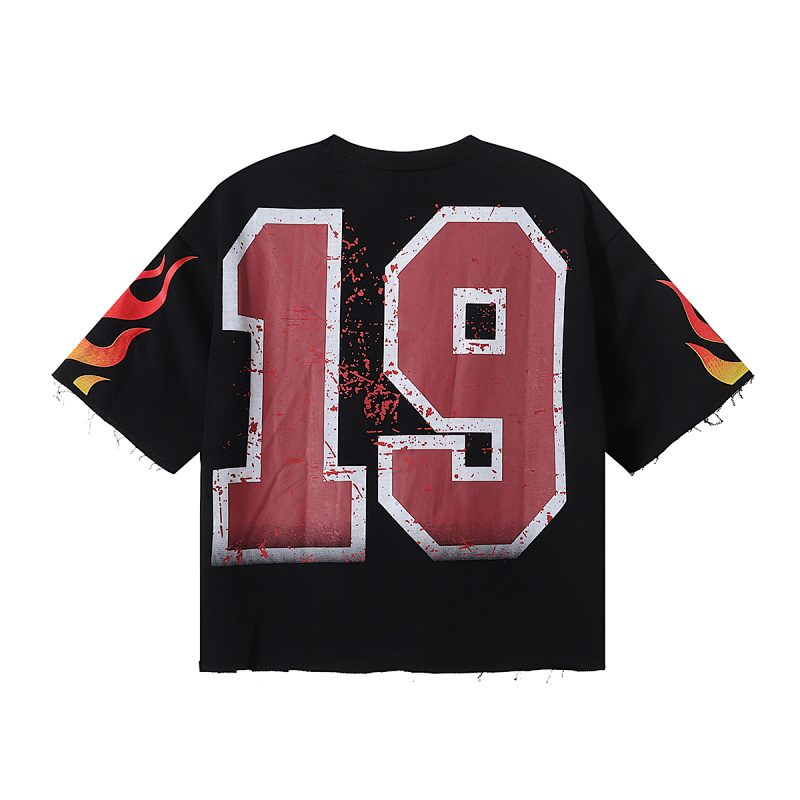 BK012P80，BKYS Waves F-Terry Cropped T-Shirt