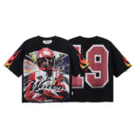 BK012P80，BKYS Waves F-Terry Cropped T-Shirt