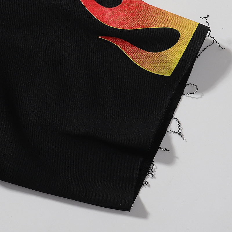 BK012P80，BKYS Waves F-Terry Cropped T-Shirt