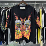 编号BK013，P75 BKYS On Fire F-Terry Cropped Tee