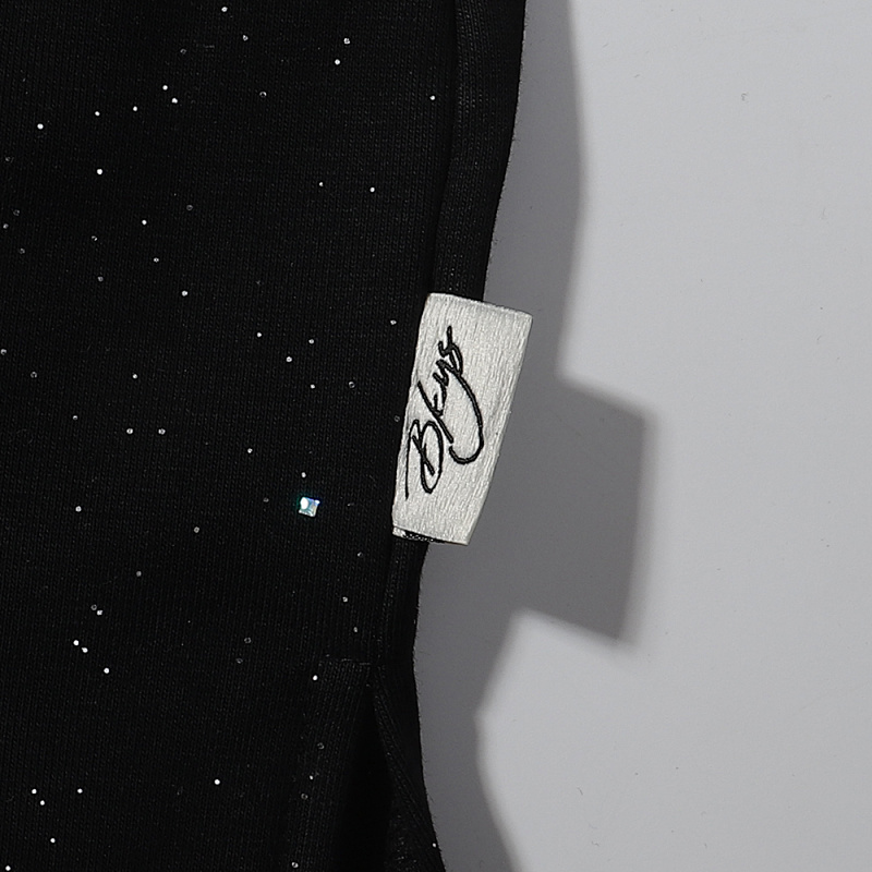 编号BK013，P75 BKYS On Fire F-Terry Cropped Tee