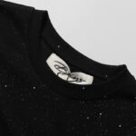 编号BK013，P75 BKYS On Fire F-Terry Cropped Tee