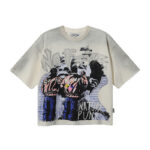 编号BK011，P75, BKYS Natural Punks F-Terry Cropped T-shirt烫钻毛圈短袖