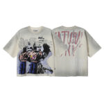 编号BK011，P75, BKYS Natural Punks F-Terry Cropped T-shirt烫钻毛圈短袖