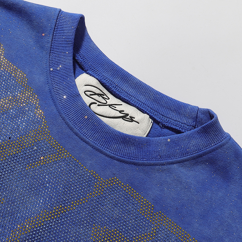 编号BK008，P75,BKYS Synergy F-Terry Cropped T-shirt烫钻小丑气球短袖
