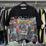 编号BK007，P75BBKYS Crew F-Terry Crop T-shirt烫钻毛圈短袖