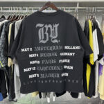编号BK007，P75BBKYS Crew F-Terry Crop T-shirt烫钻毛圈短袖