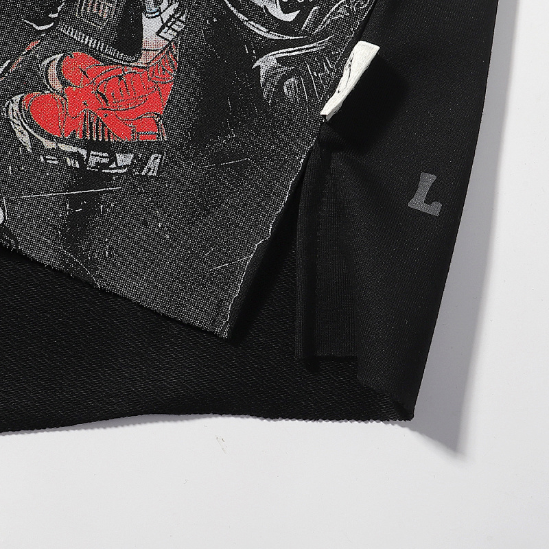 编号BK007，P75BBKYS Crew F-Terry Crop T-shirt烫钻毛圈短袖