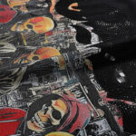 编号BK007，P75BBKYS Crew F-Terry Crop T-shirt烫钻毛圈短袖