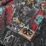 编号BK007，P75BBKYS Crew F-Terry Crop T-shirt烫钻毛圈短袖