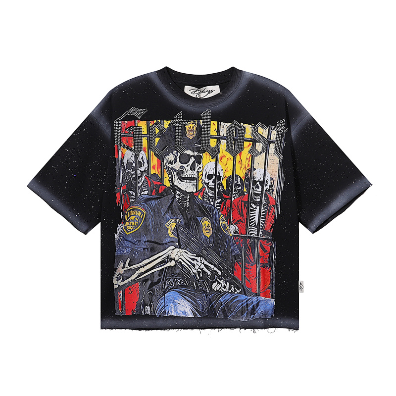 编号BK006#75，BKYS Get Lost F-Terry Cropped T-shirt