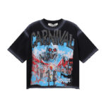 编号BK003#75，BKYS Carnival F-Terry Cropped T-shirt