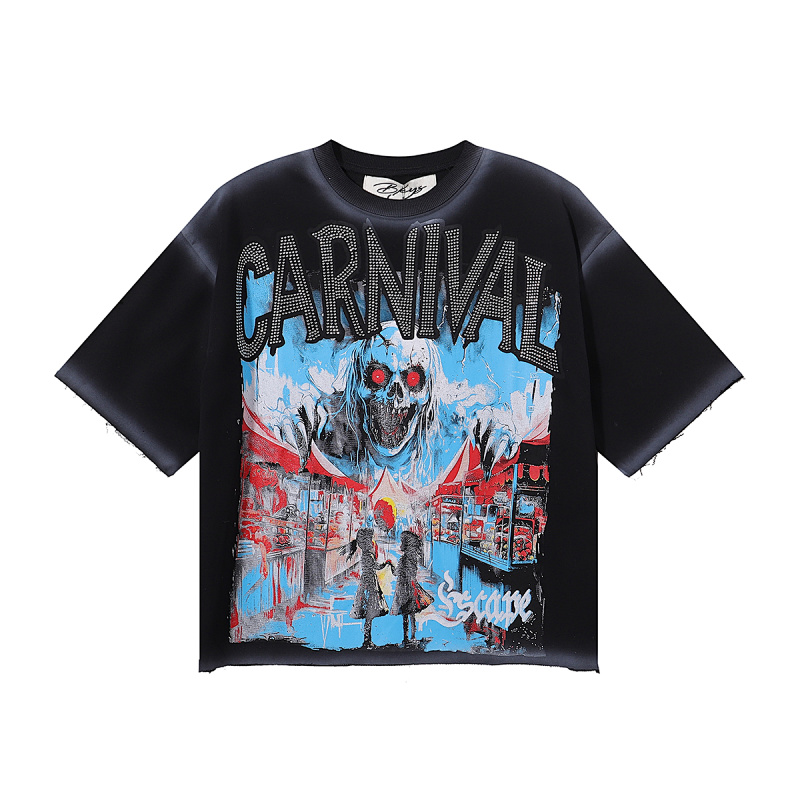 编号BK003#75，BKYS Carnival F-Terry Cropped T-shirt