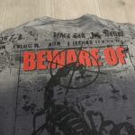 F507# P67 FIRST ROW Breaking News Venom Kills Cropped Tee 2026SS烫钻洗水做旧纯棉短袖T恤
