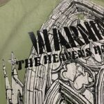 F803# P67 FIRST ROW Breaking News Warning From Heaven Cropped Tee 2026ss欧美街头潮牌短袖T恤