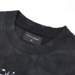 F105# P77 FIRST ROW WAKE UP AND BE FIERCE APPLIQUE TEE潮牌高品质皮革绣花时尚短袖T恤