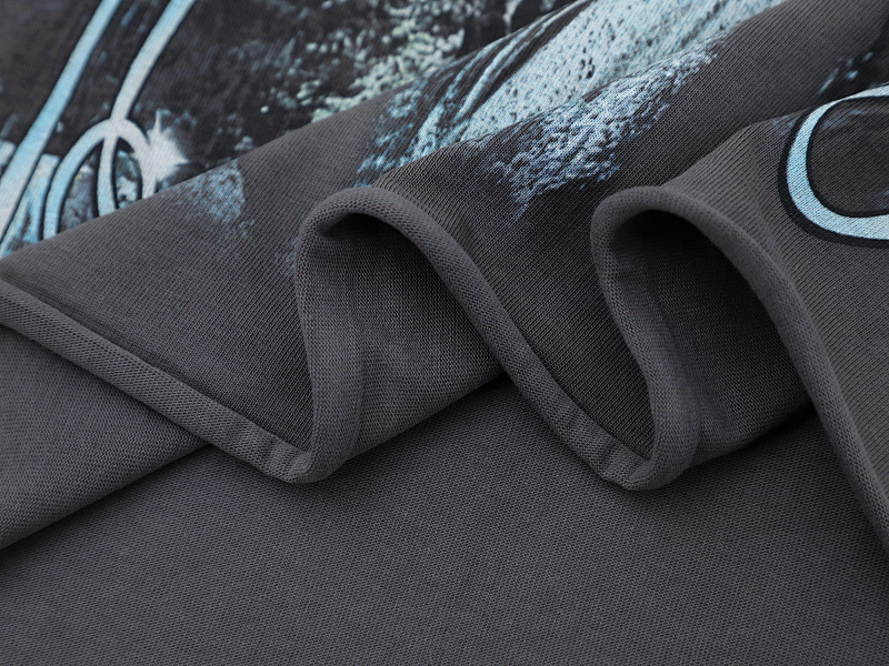 F513# P72 FIRST ROW LOST UTOPIA UNEARTH CROPPED TEE 白墨直喷透气烫钻短袖T恤