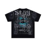 F106# P58 FIRST ROW STAY CURIOUS EYEBALL FOIL TEE街头潮牌短袖