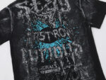 F106# P58 FIRST ROW STAY CURIOUS EYEBALL FOIL TEE街头潮牌短袖