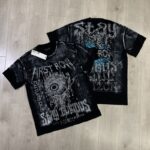 F106# P58 FIRST ROW STAY CURIOUS EYEBALL FOIL TEE街头潮牌短袖