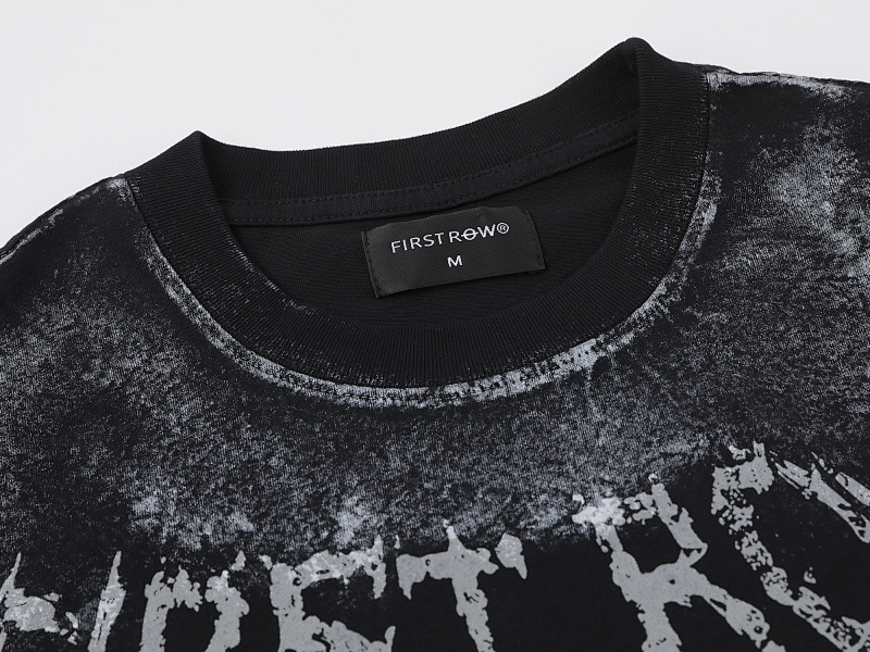 F106# P58 FIRST ROW STAY CURIOUS EYEBALL FOIL TEE街头潮牌短袖