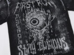 F106# P58 FIRST ROW STAY CURIOUS EYEBALL FOIL TEE街头潮牌短袖
