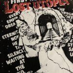 F515# P68 FIRST ROW LOST UTOPIA ILLUSION CROPPED TEE满幅烫钻街头时尚短袖T恤