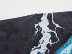 F508# P55 FIRST ROW WARNING NOT SO QUIET WOLF CROPPED TEE洗水做旧高品质短袖